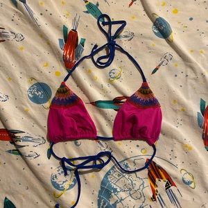 Hollister beaded bikini top